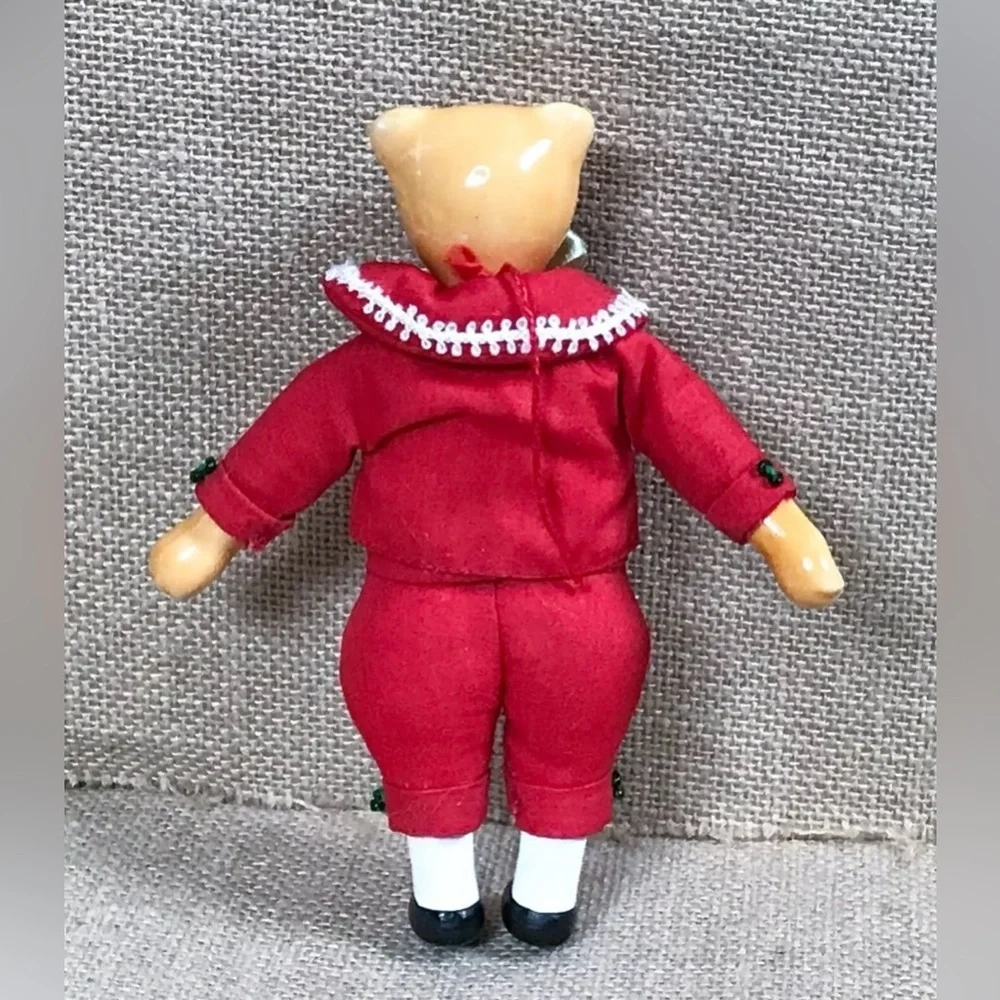 Vintage Sailor Teddy Bear Ornament Christmas Kitsch Whimsical Holiday Novelty
